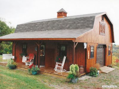 hi loft porch barn, garden sheds, cabins, barns, custom garden sheds, storage sheds, Miller Storage Barns, Delaware, Sunbury, Ohio