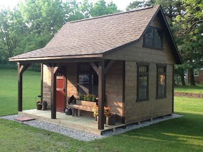 a-frame cabin style, garden sheds, cabins, barns, custom garden sheds, storage sheds, Miller Storage Barns, Ohio