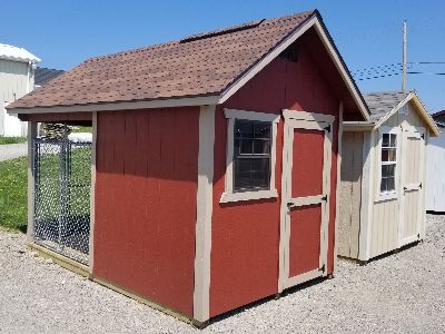 dog kennel style, garden sheds, cabins, barns, custom garden sheds, storage sheds, Miller Storage Barns, Ohio